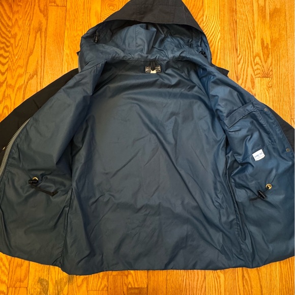 Wilderness Experience Women's Gore Tex Deep Blue Jacket Parka Hoodie Size Medium - Picture 11 of 16